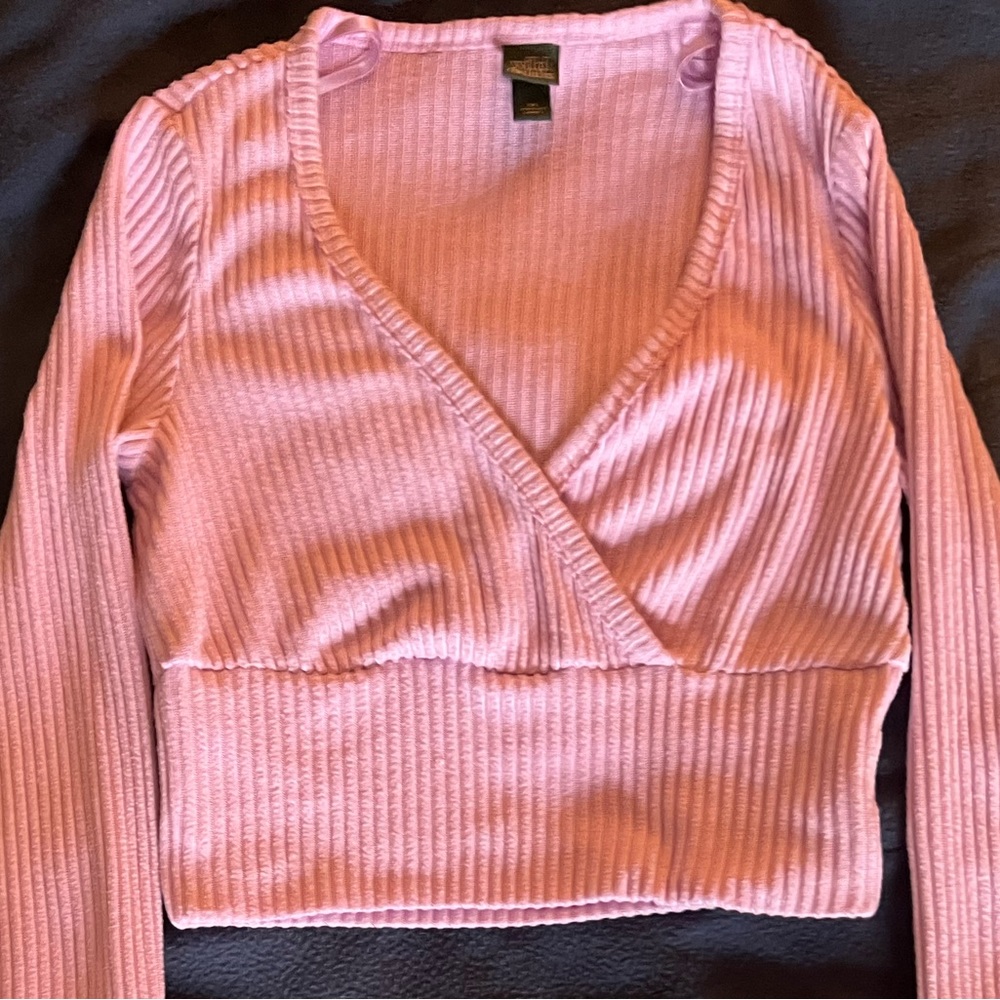 Light purple crop top